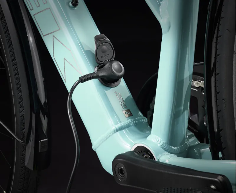 Trek FX+ 2 Stagger Electric Hybrid Bike 2025 in Blue Sage-4